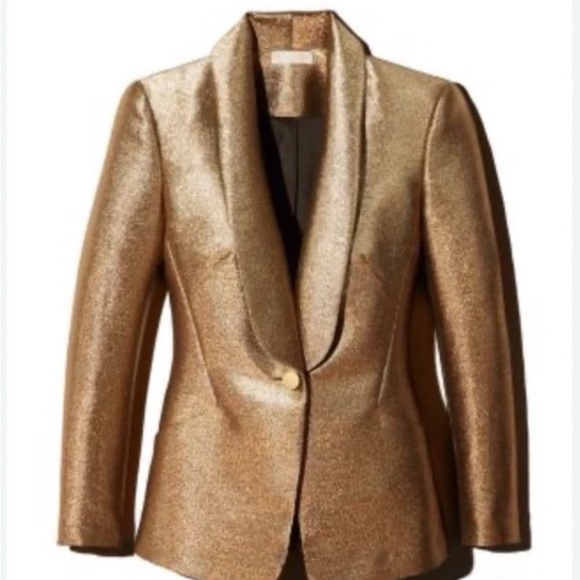 Ramy Brook  Women luxury Blazer Metallic Gold - Picture 12 of 16
